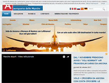 Tablet Screenshot of aeroportomarche.it